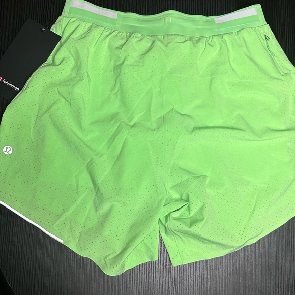 Lululemon Fast and Free Short 6” *Lined NWT Size XXL (Scream Green) - Picture 6 of 14